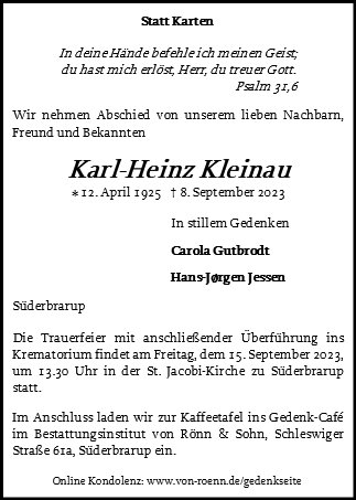 Karl-Heinz Kleinau