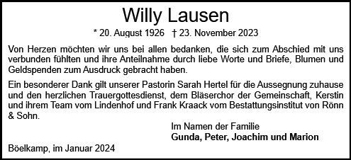 Willy Lausen