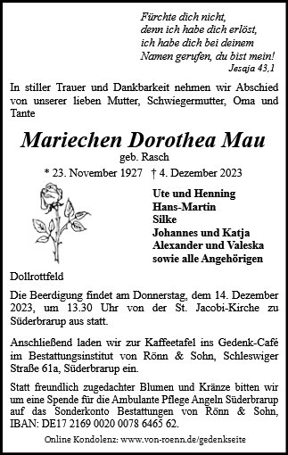 Mariechen Dorothea Mau