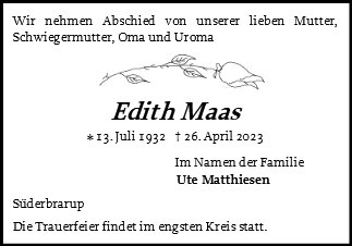 Edith Maas