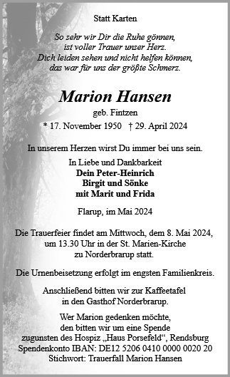 Marion Hansen