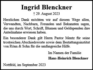 Ingrid Blenckner