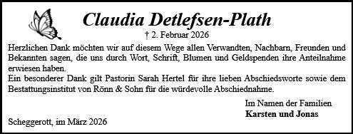 Claudia Detlefsen-Plath