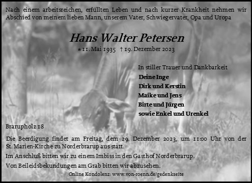 Hans Walter Petersen