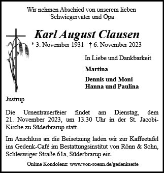 Karl August Clausen
