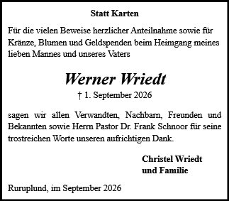 Werner Wriedt