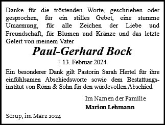 Paul-Gerhard Bock