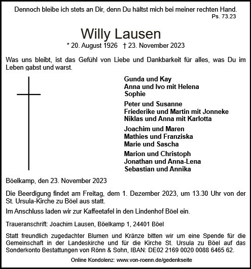 Willy Lausen