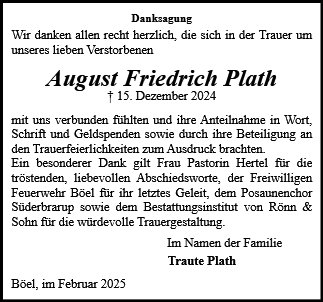 August Friedrich Plath