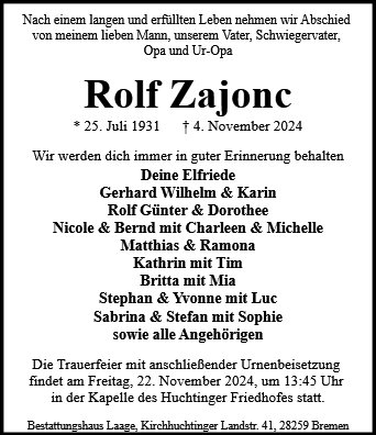 Rolf Zajonc
