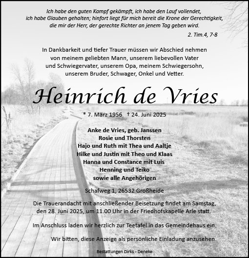 Heinrich de Vries