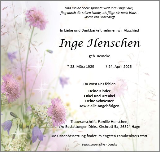 Inge Henschen