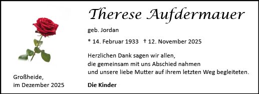 Therese Aufdermauer