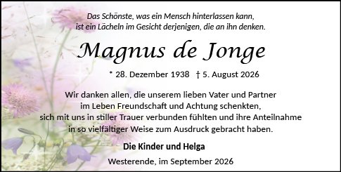 Magnus de Jonge