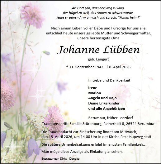 Johanne Lübben
