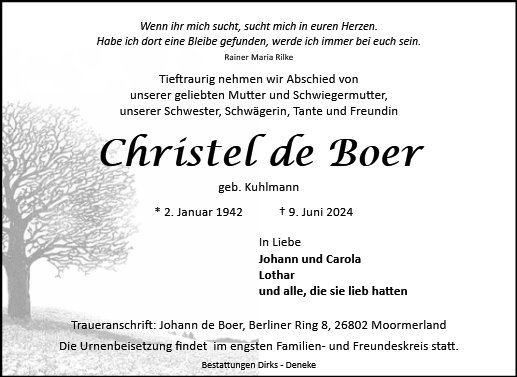 Christel de Boer