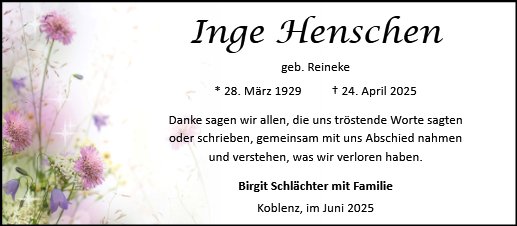 Inge Henschen