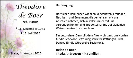 Theodore de Boer