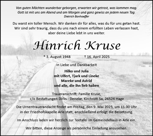 Hinrich Kruse