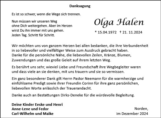 Olga Hilke Halen-Weinert