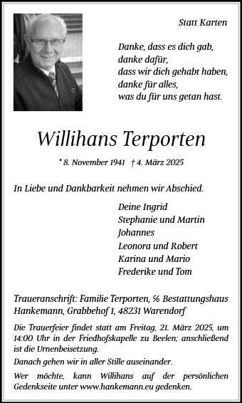 Willihans Terporten