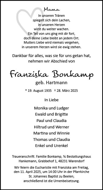 Franziska Bonkamp