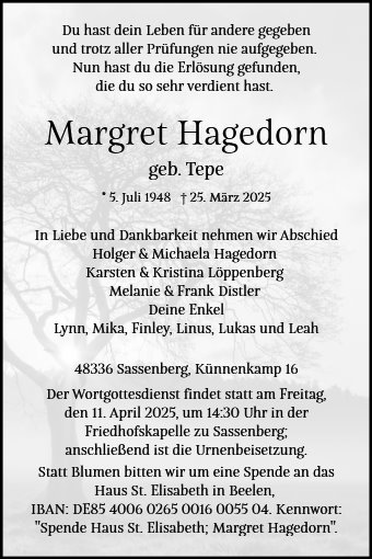 Margret Hagedorn