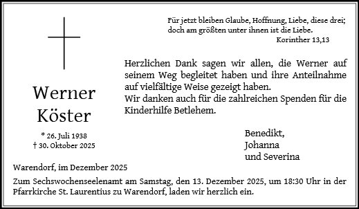 Werner Köster