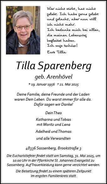 Tilla Sparenberg