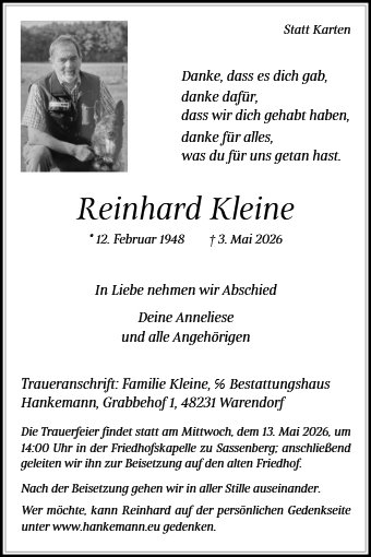Reinhard Kleine