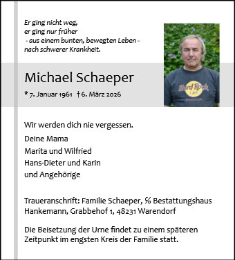 Michael Schaeper