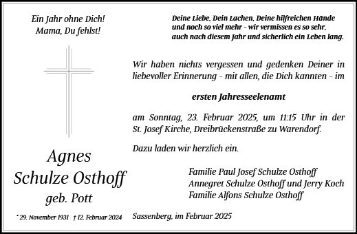 Agnes Schulze Osthoff