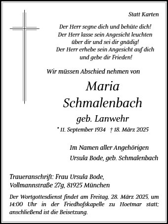 Maria Schmalenbach