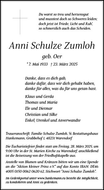 Anni Schulze Zumloh