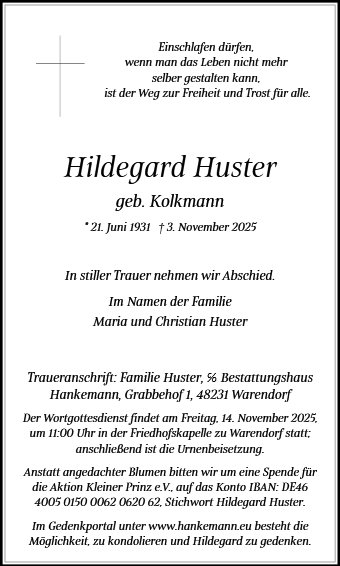 Hildegard Huster