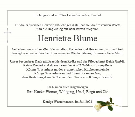Henriette Blume