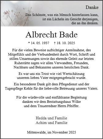 Albrecht Bade