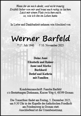 Werner Barfeld