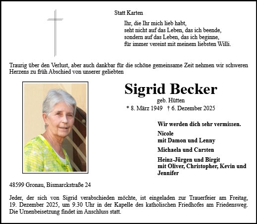 Sigrid Becker