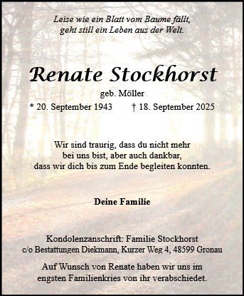 Renate Stockhorst