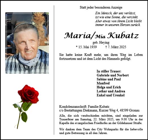 Maria Kubatz
