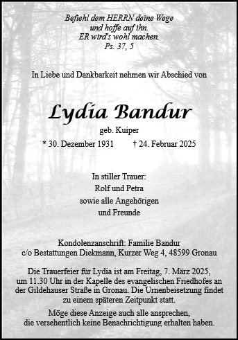 Lydia Bandur