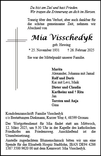 Maria Visschedyk