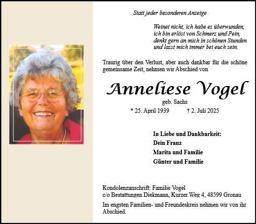 Anneliese Vogel