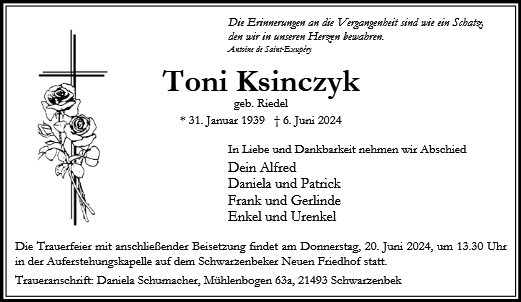 Toni Ksinczyk