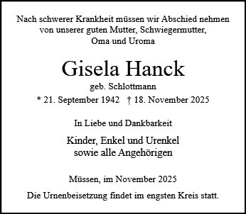 Gisela Hanck