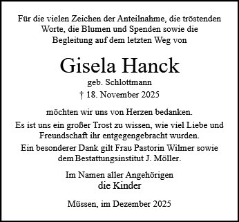 Gisela Hanck