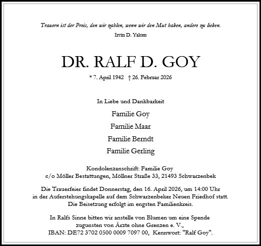 Ralf Goy