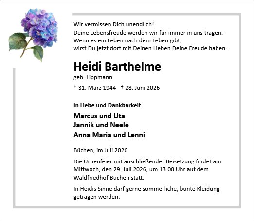 Heidrun Barthelme