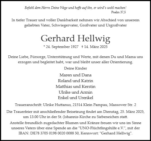 Gerhard Hellwig